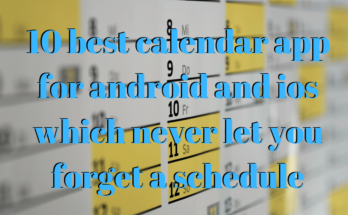 best calendar app for android